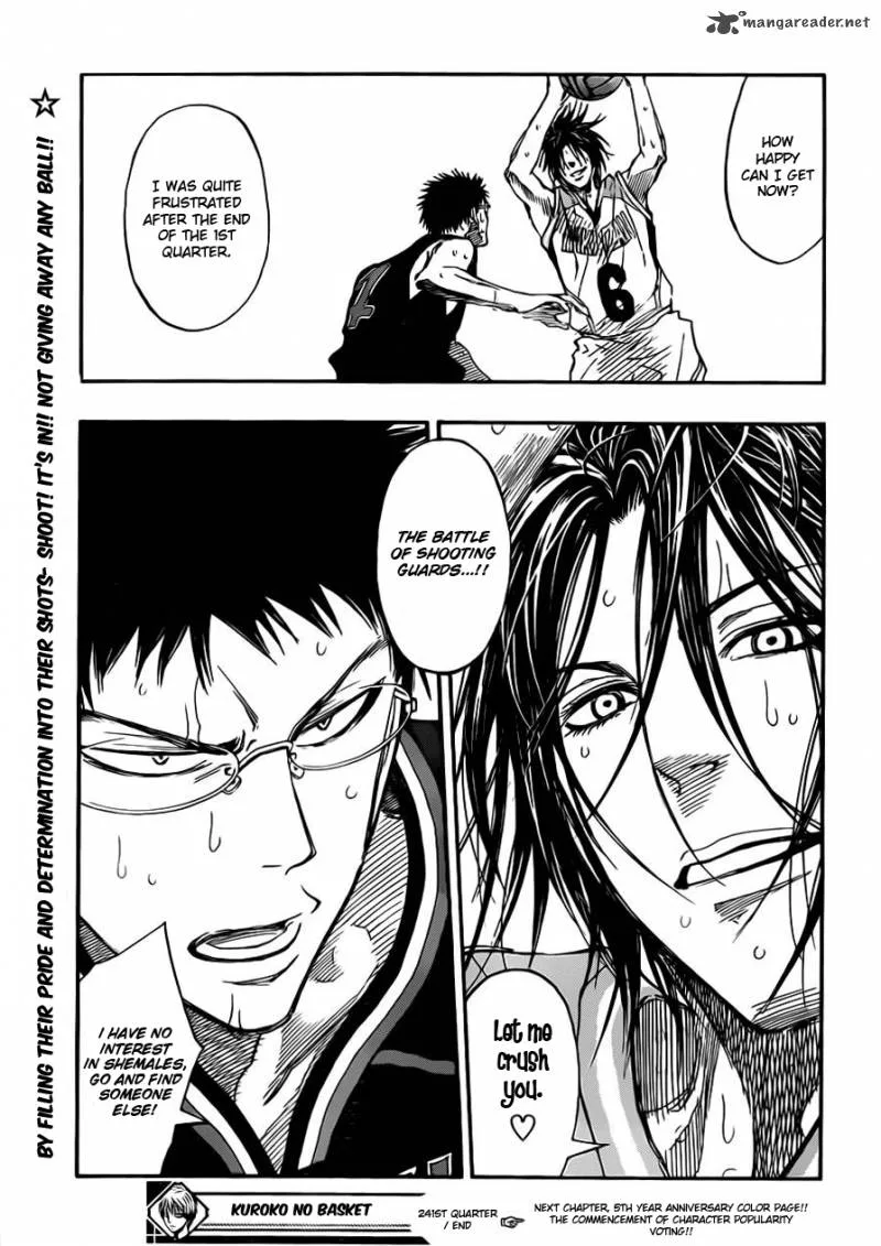 Kuroko no Basket Chapter 241 page 20