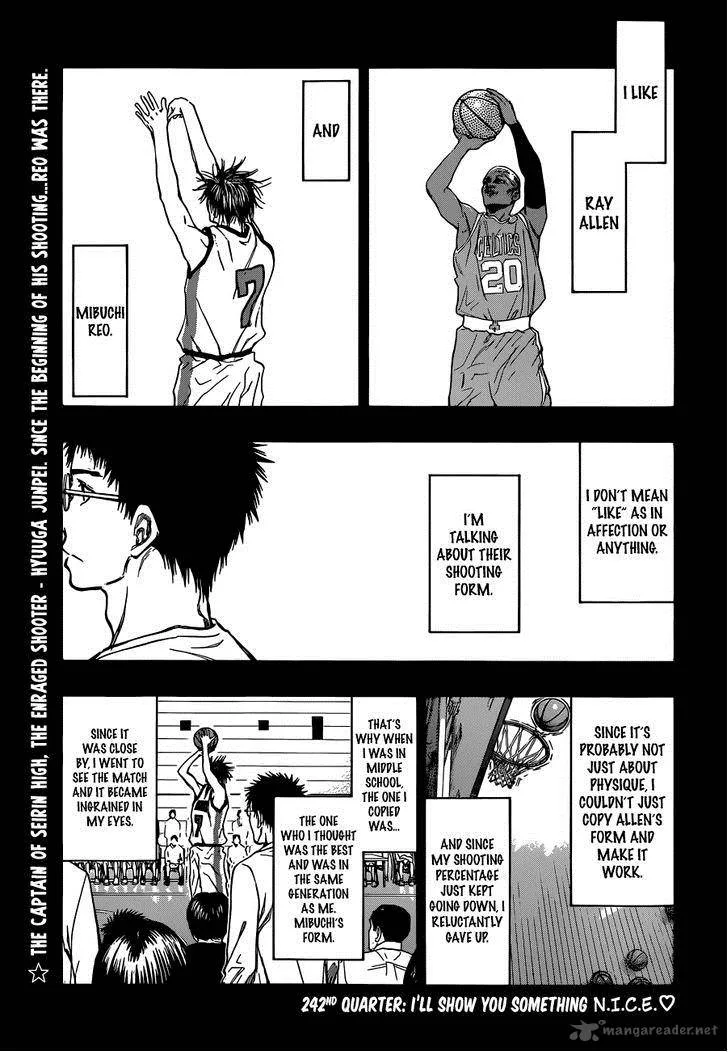 Kuroko no Basket Chapter 242 page 5