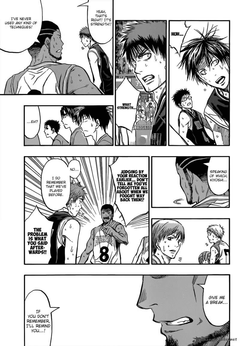 Kuroko no Basket Chapter 243 page 17