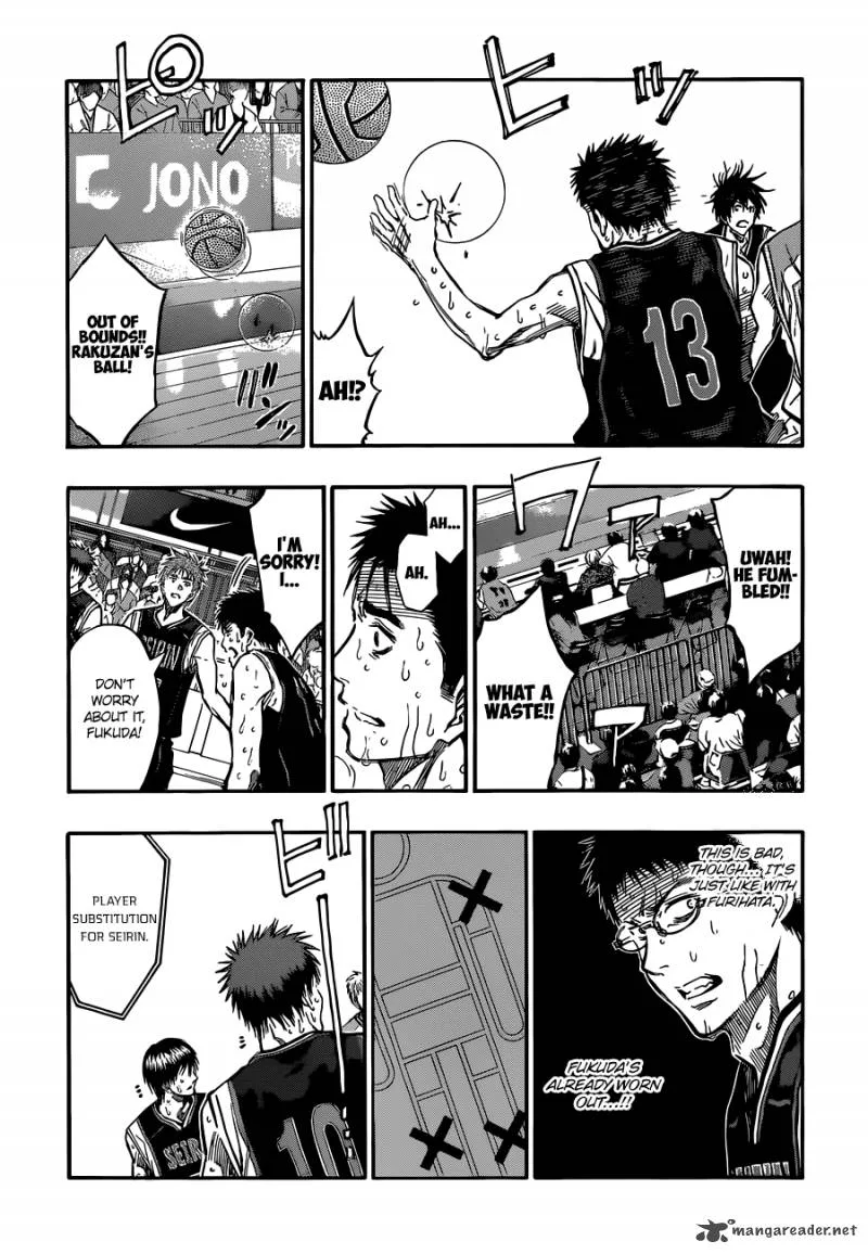 Kuroko no Basket Chapter 245 page 9