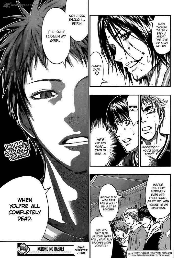Kuroko no Basket Chapter 246 page 18