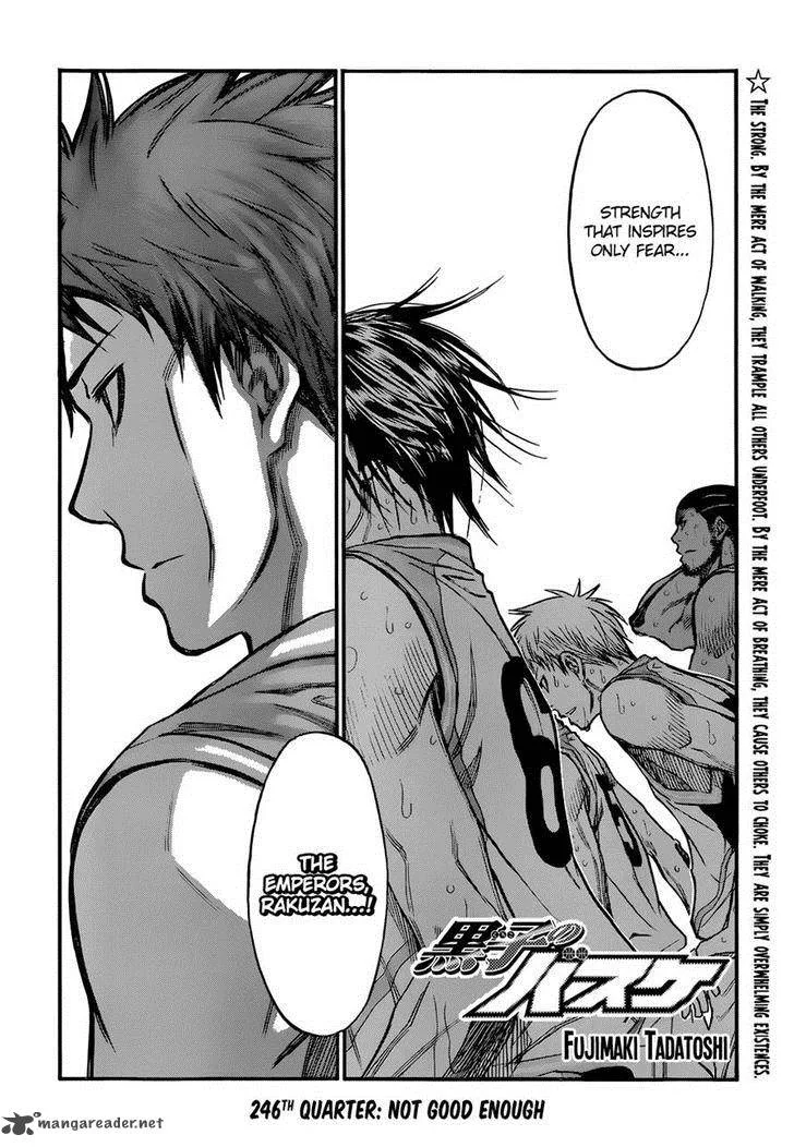 Kuroko no Basket Chapter 246 page 2