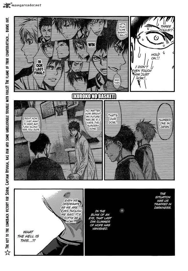 Kuroko no Basket Chapter 247 page 1