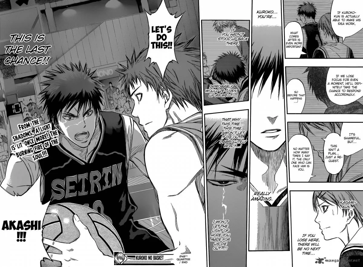 Kuroko no Basket Chapter 249 page 18