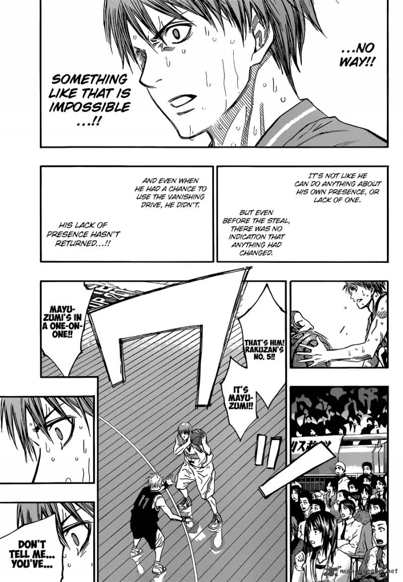 Kuroko no Basket Chapter 249 page 9