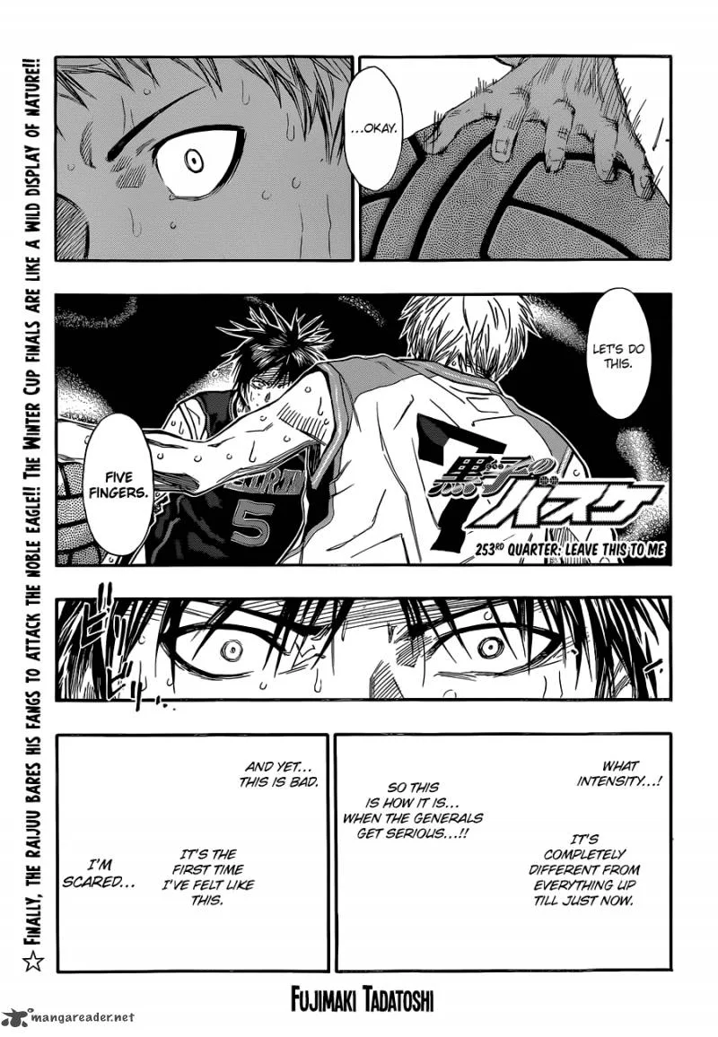 Kuroko no Basket Chapter 253 page 1