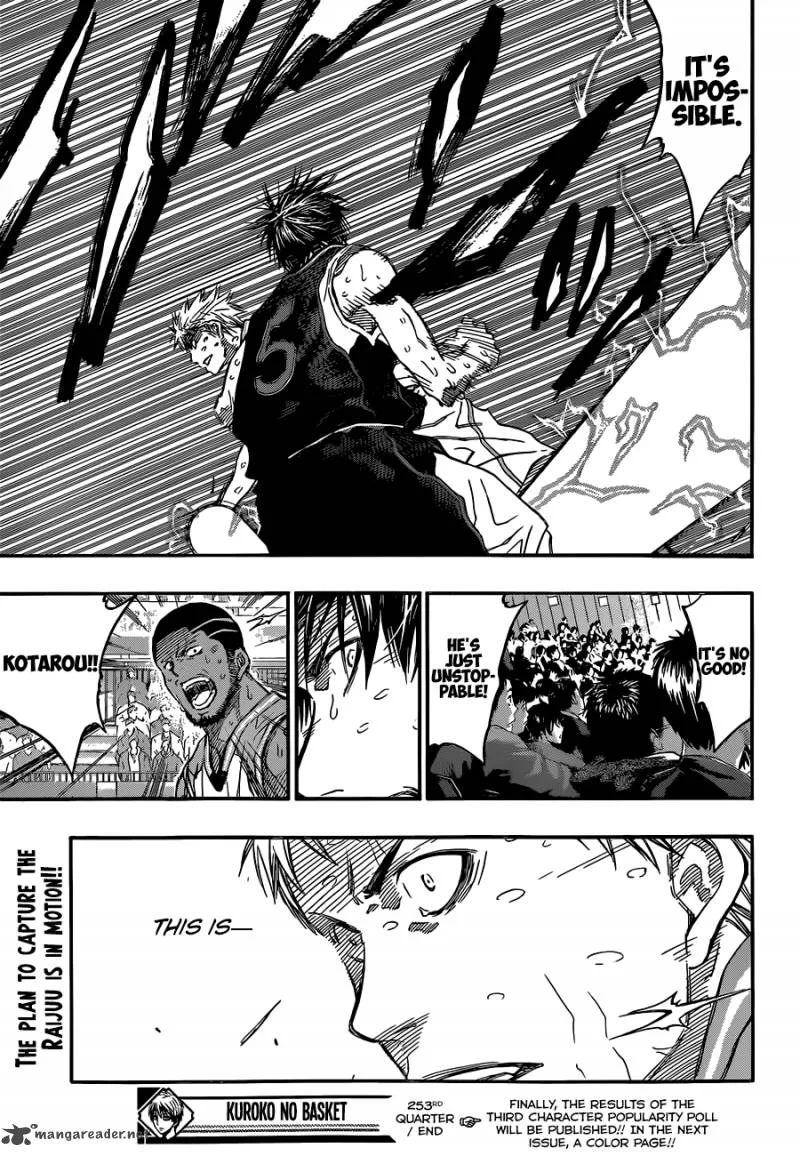 Kuroko no Basket Chapter 253 page 20