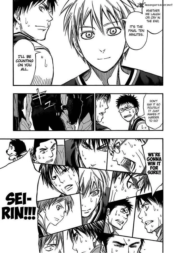 Kuroko no Basket Chapter 257 page 12