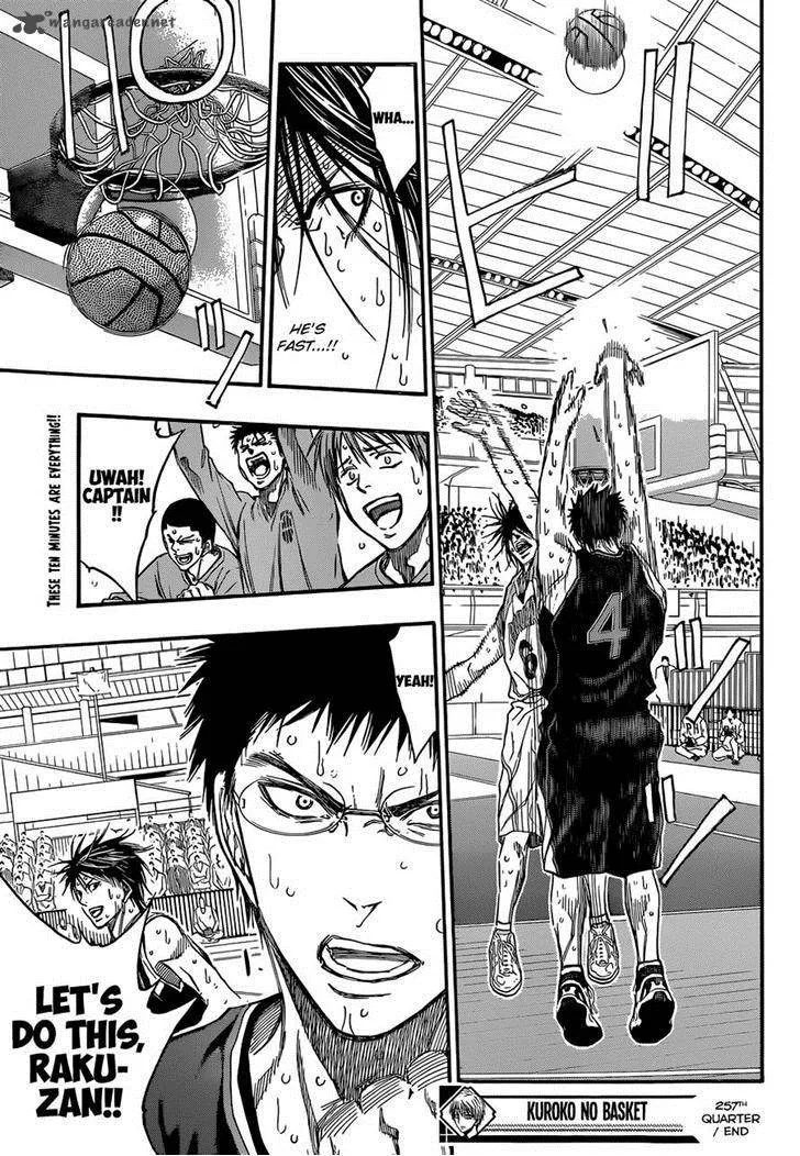 Kuroko no Basket Chapter 257 page 19