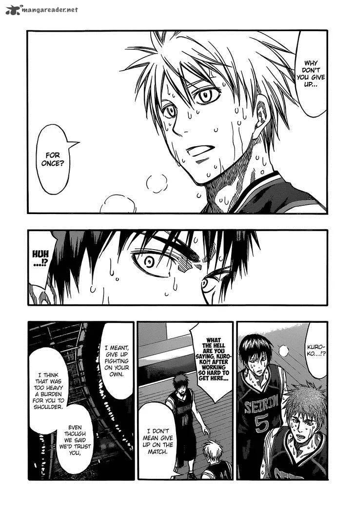 Kuroko no Basket Chapter 262 page 17