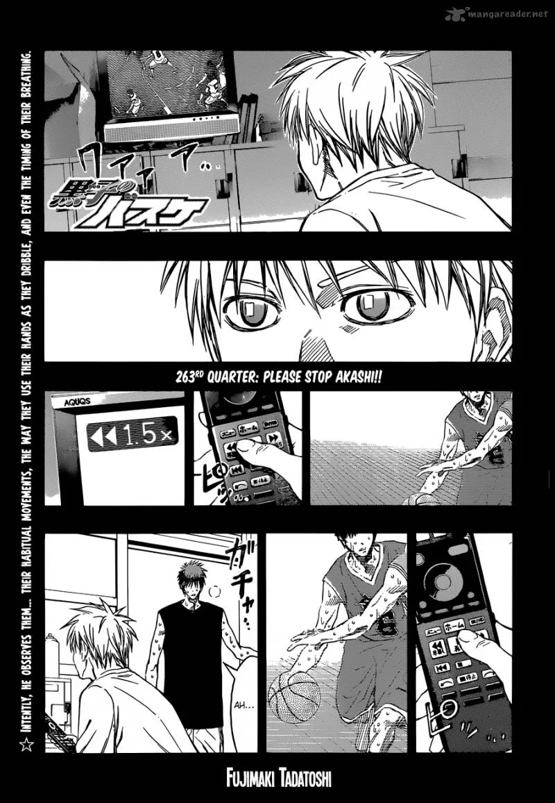 Kuroko no Basket Chapter 263 page 1