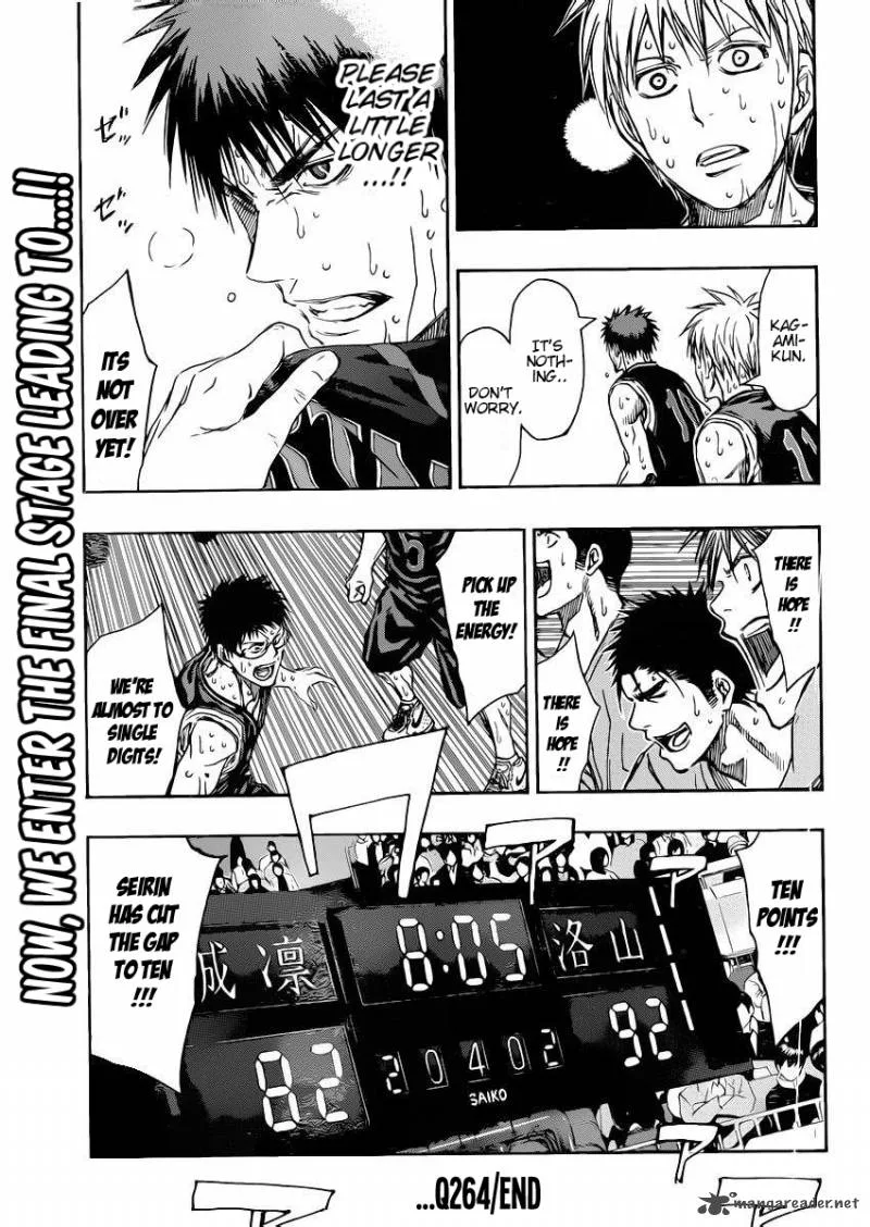 Kuroko no Basket Chapter 264 page 19