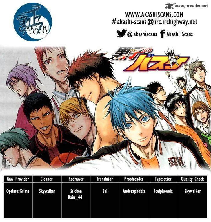 Kuroko no Basket Chapter 266 page 19