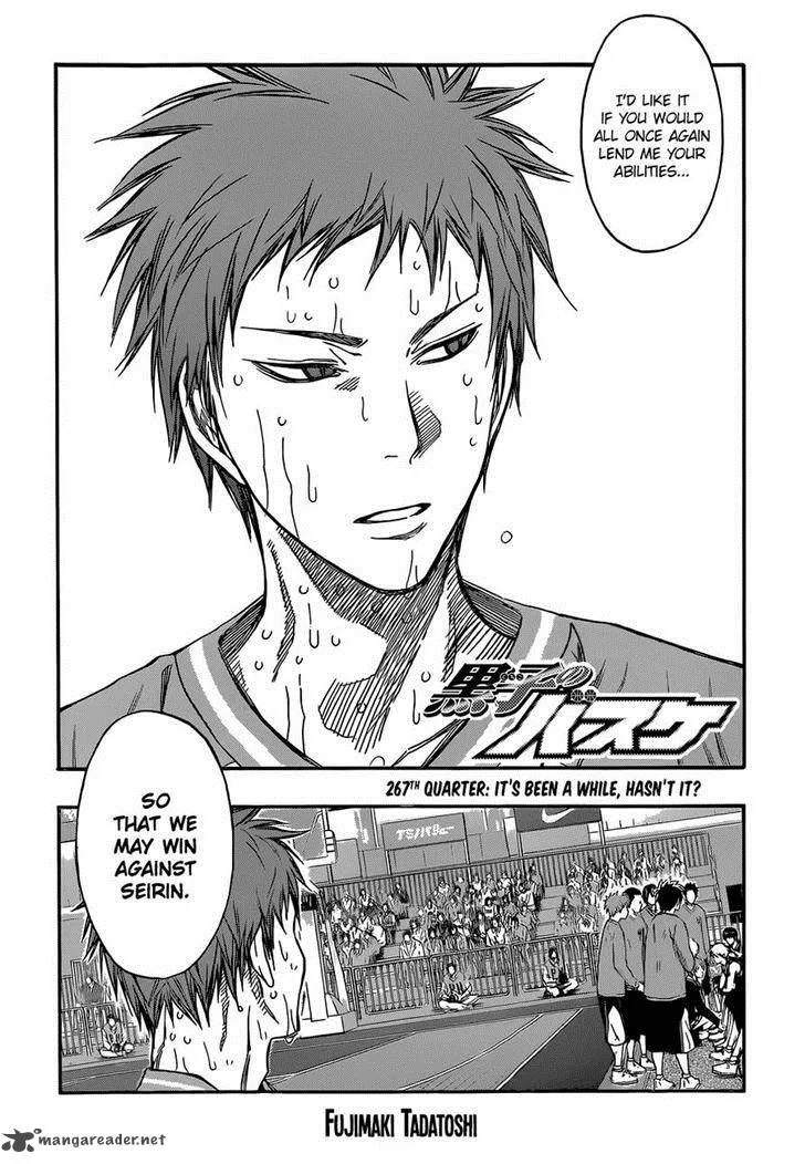 Kuroko no Basket Chapter 267 page 2