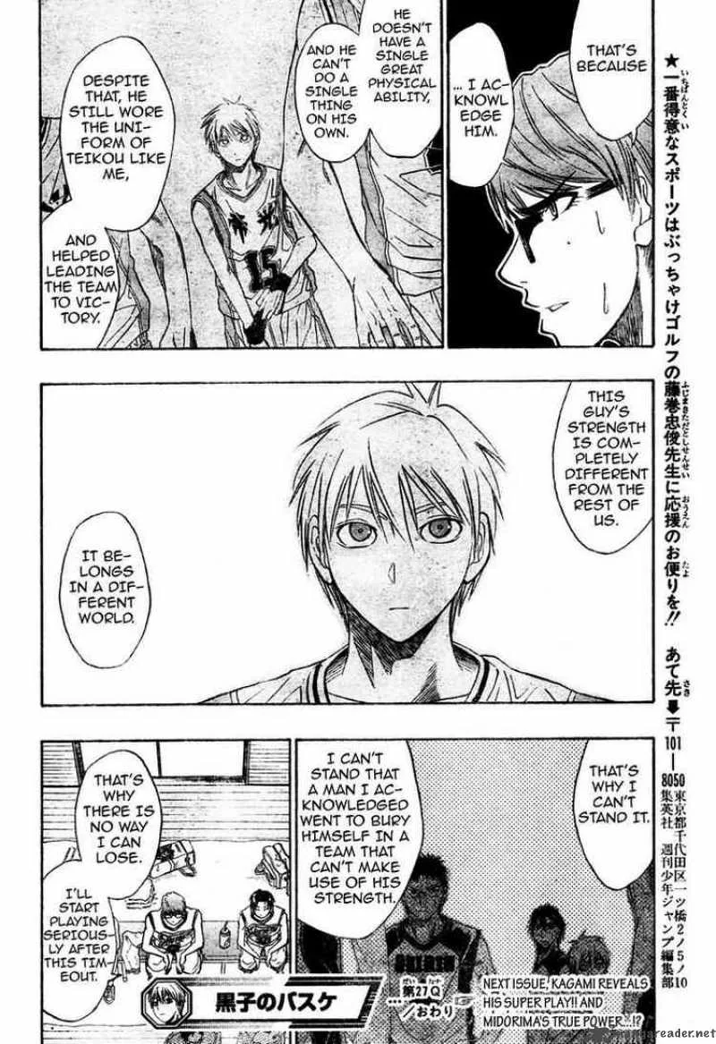 Kuroko no Basket Chapter 27 page 17