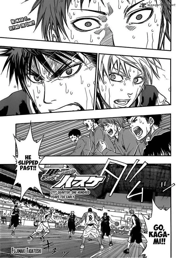 Kuroko no Basket Chapter 271 page 1