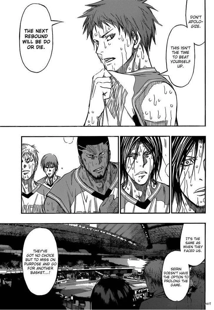 Kuroko no Basket Chapter 273 page 9