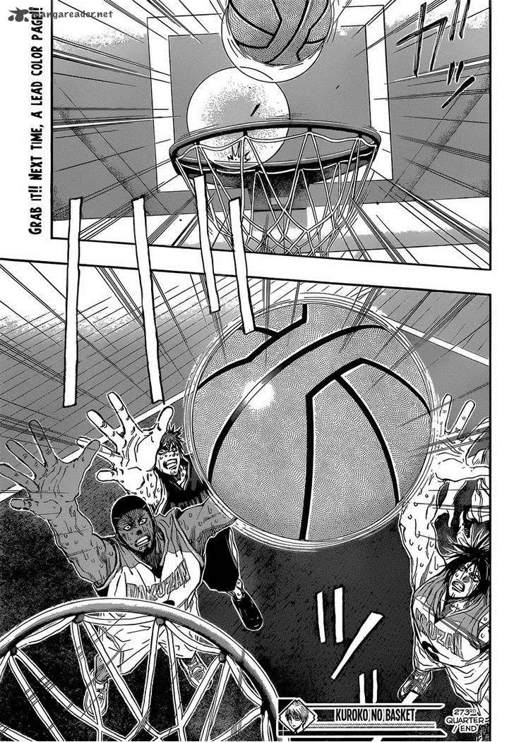 Kuroko no Basket Chapter 273 page 17