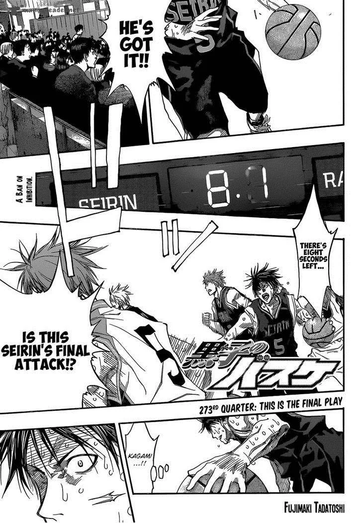 Kuroko no Basket Chapter 273 page 1