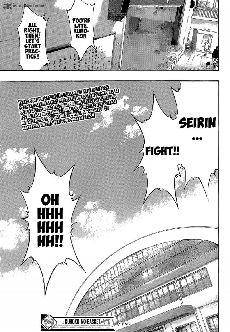 Kuroko no Basket Chapter 275 page 19