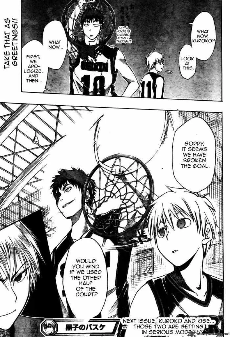 Kuroko no Basket Chapter 4 page 18