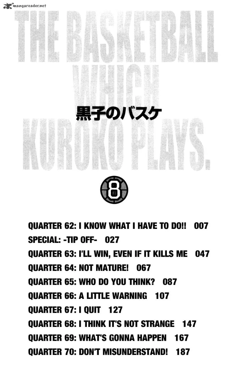 Kuroko no Basket Chapter 62 page 6