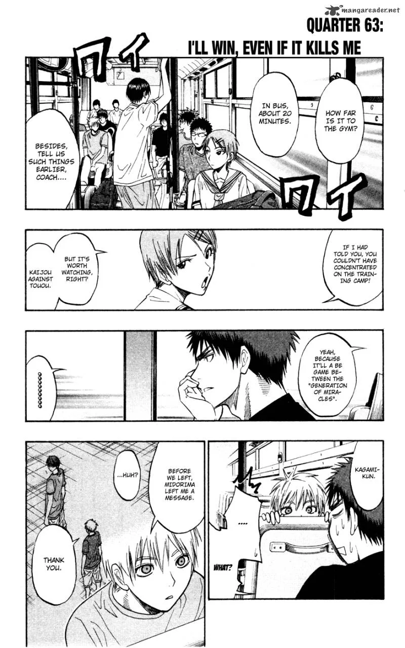 Kuroko no Basket Chapter 63 page 1
