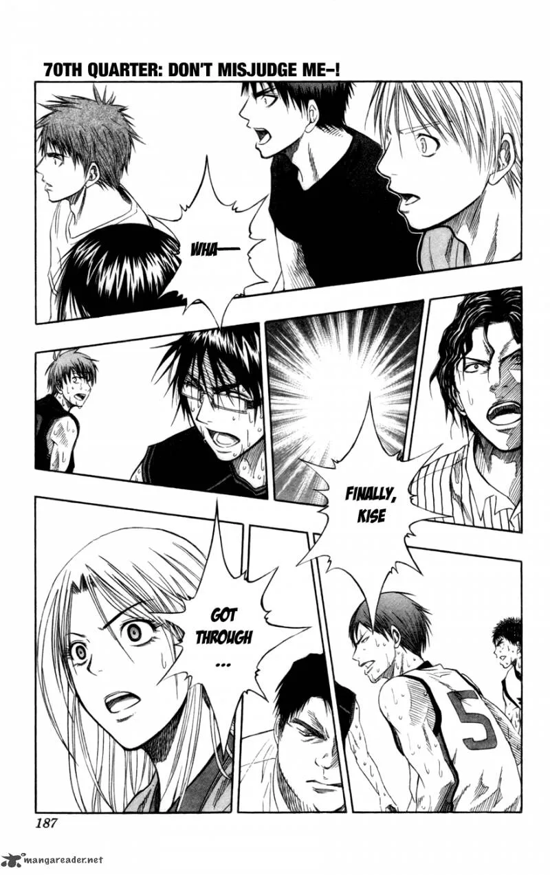 Kuroko no Basket Chapter 70 page 1