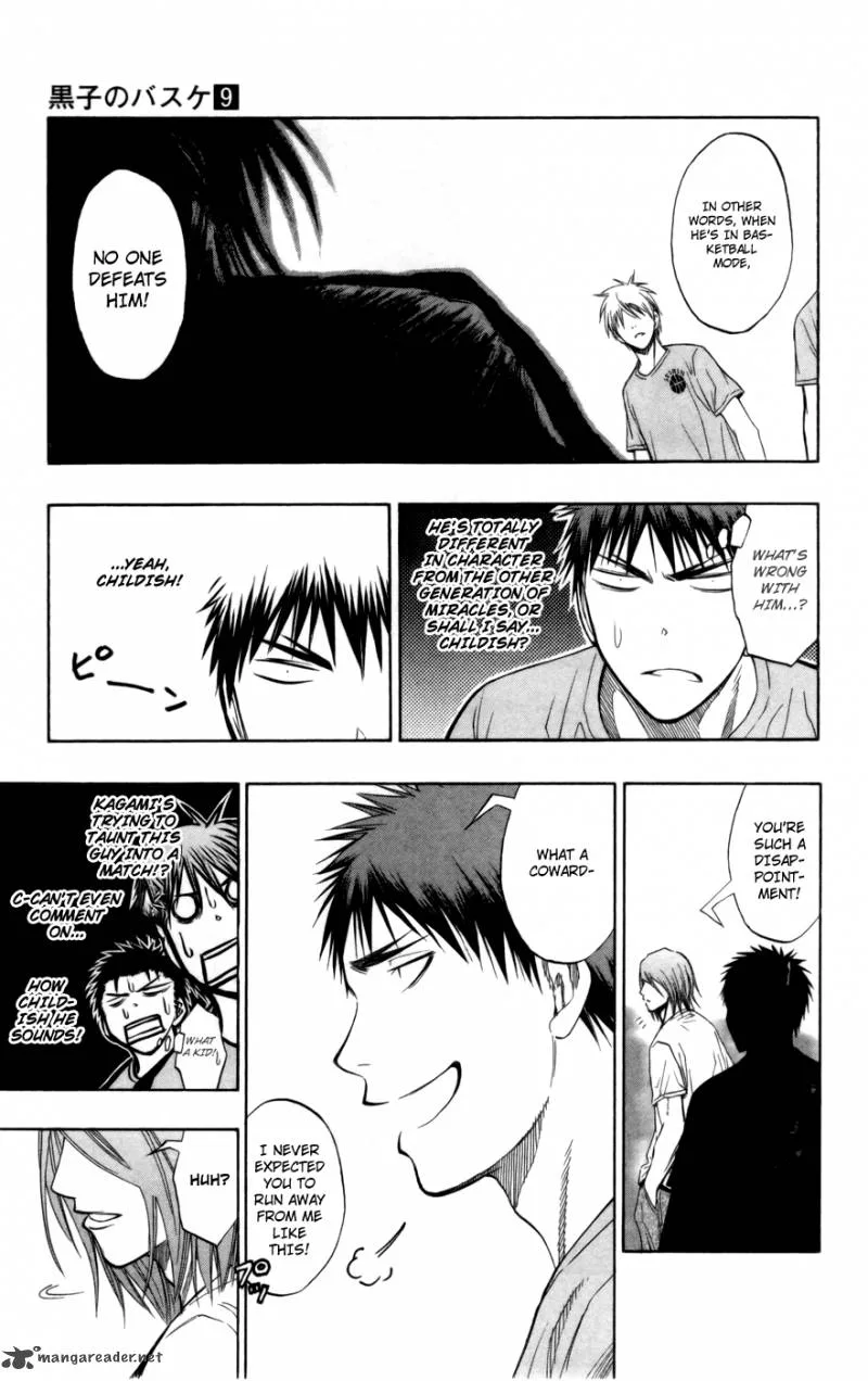 Kuroko no Basket Chapter 78 page 9