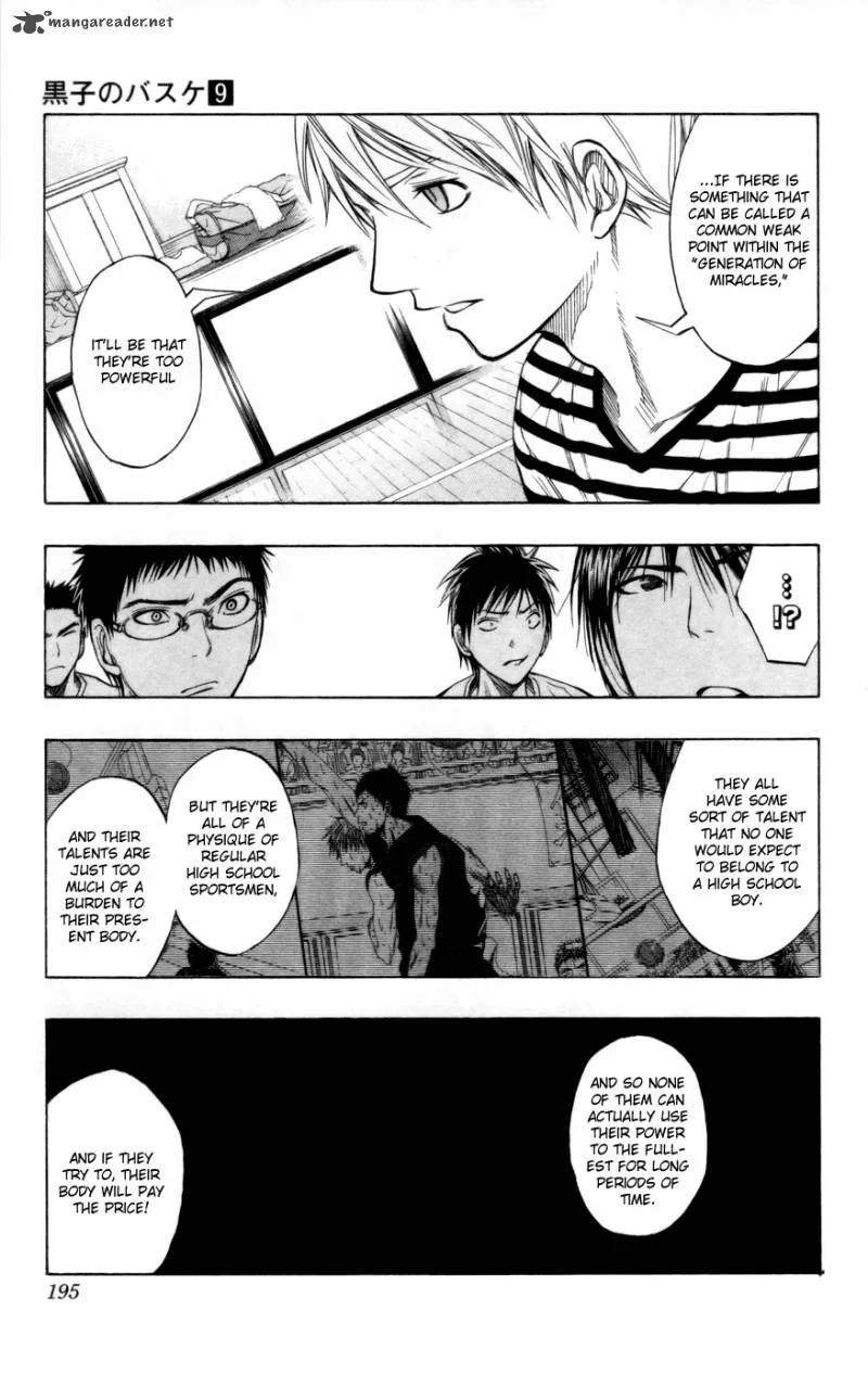 Kuroko no Basket Chapter 80 page 9