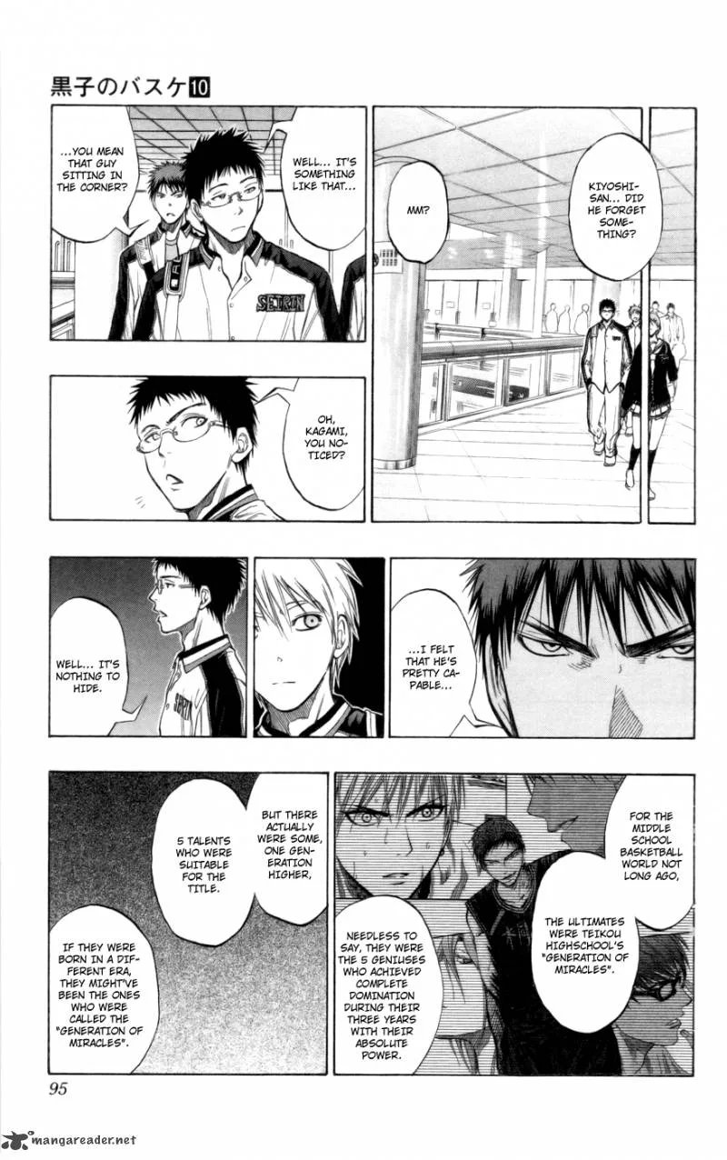 Kuroko no Basket Chapter 85 page 9