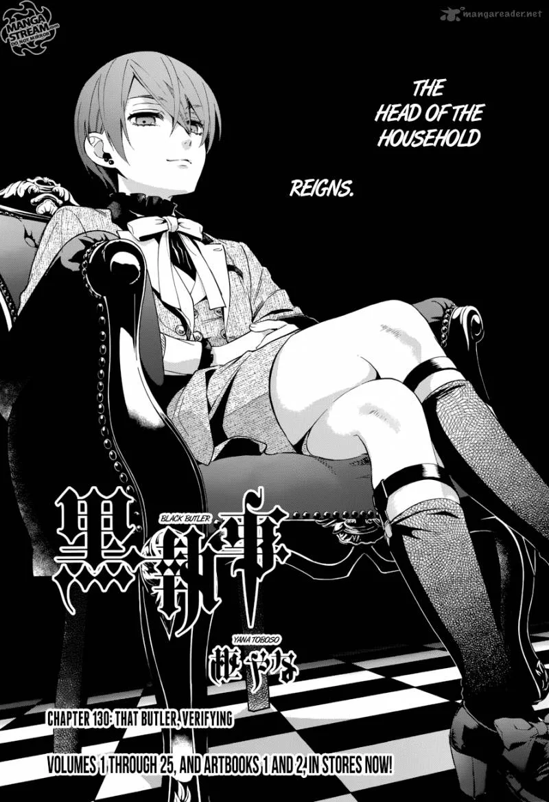 Kuroshitsuji Chapter 130 page 1