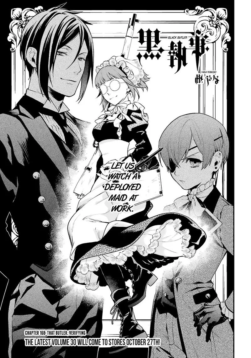 Kuroshitsuji Chapter 168 page 1