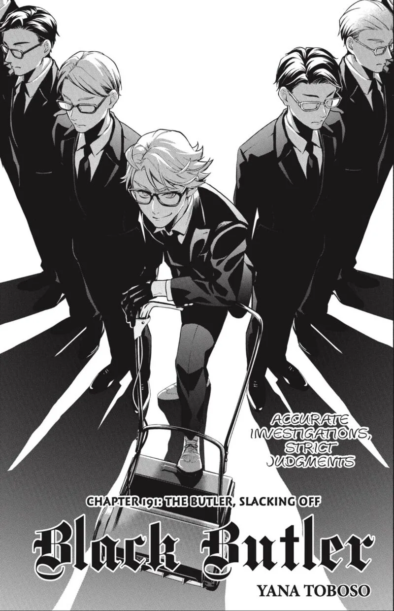 Kuroshitsuji Chapter 191 page 1