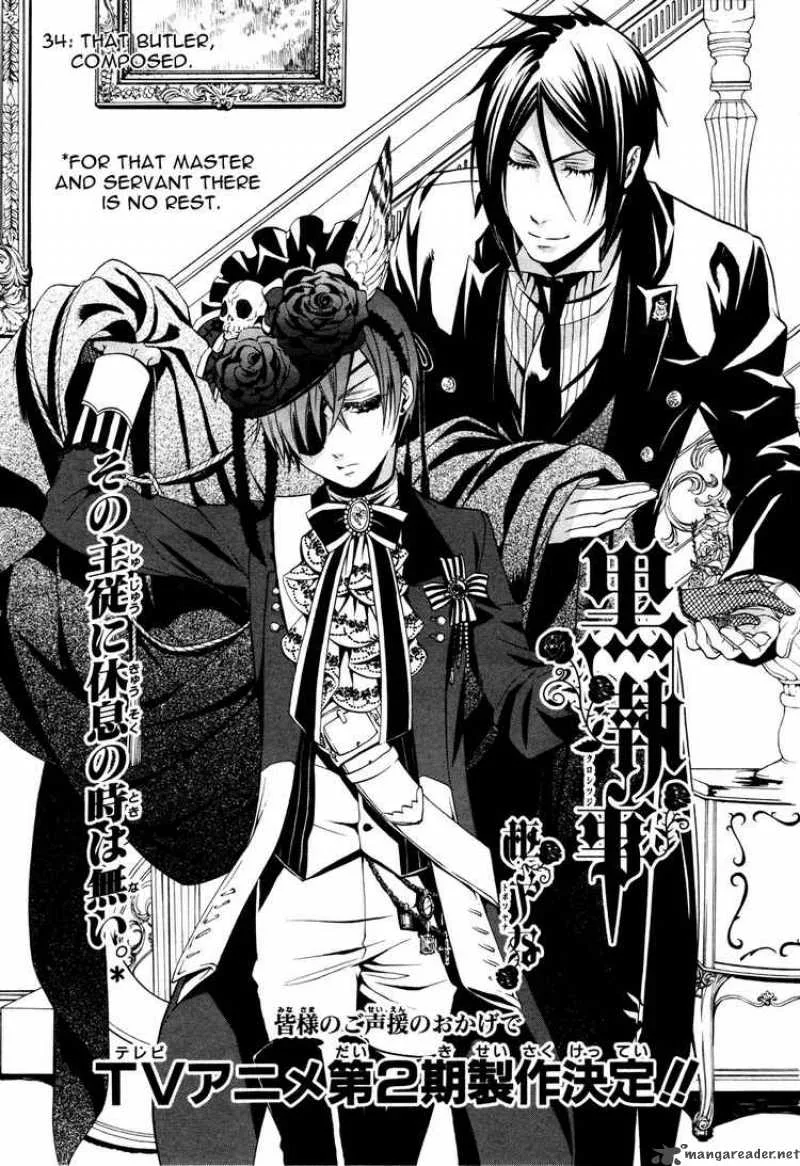 Kuroshitsuji Chapter 34 page 1