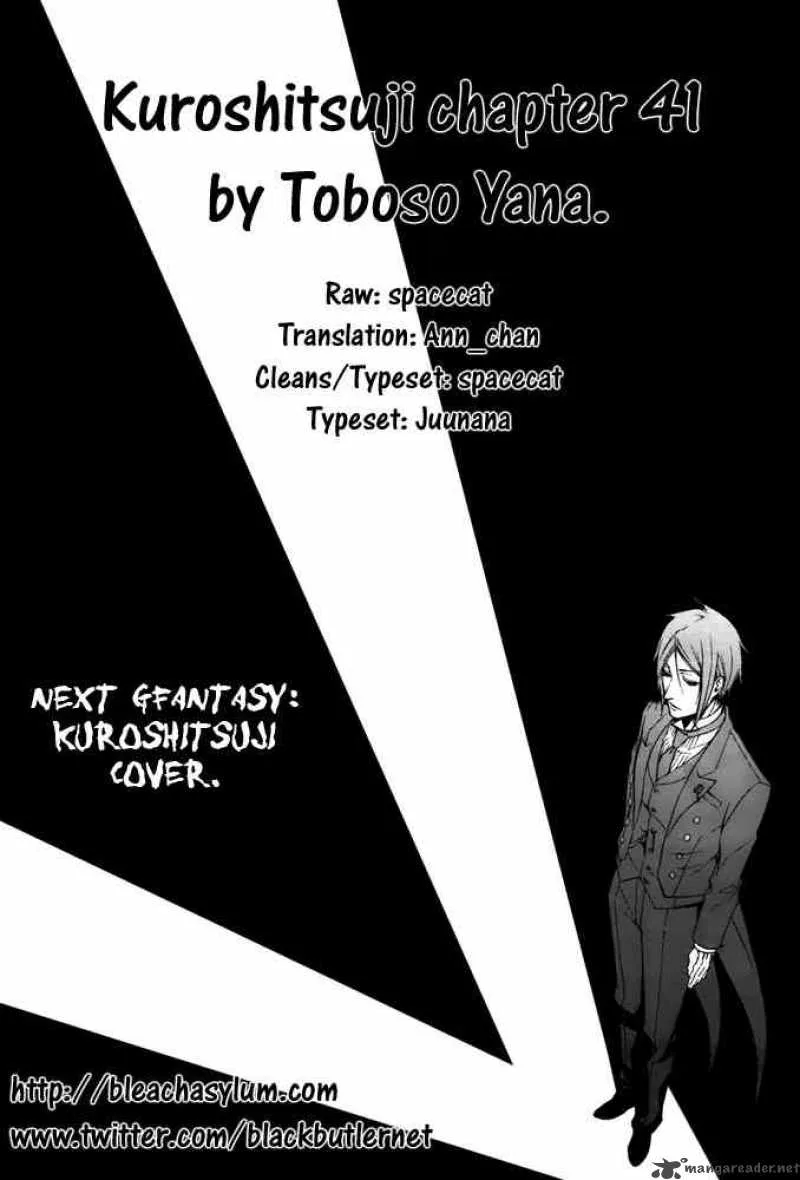Kuroshitsuji Chapter 41 page 39