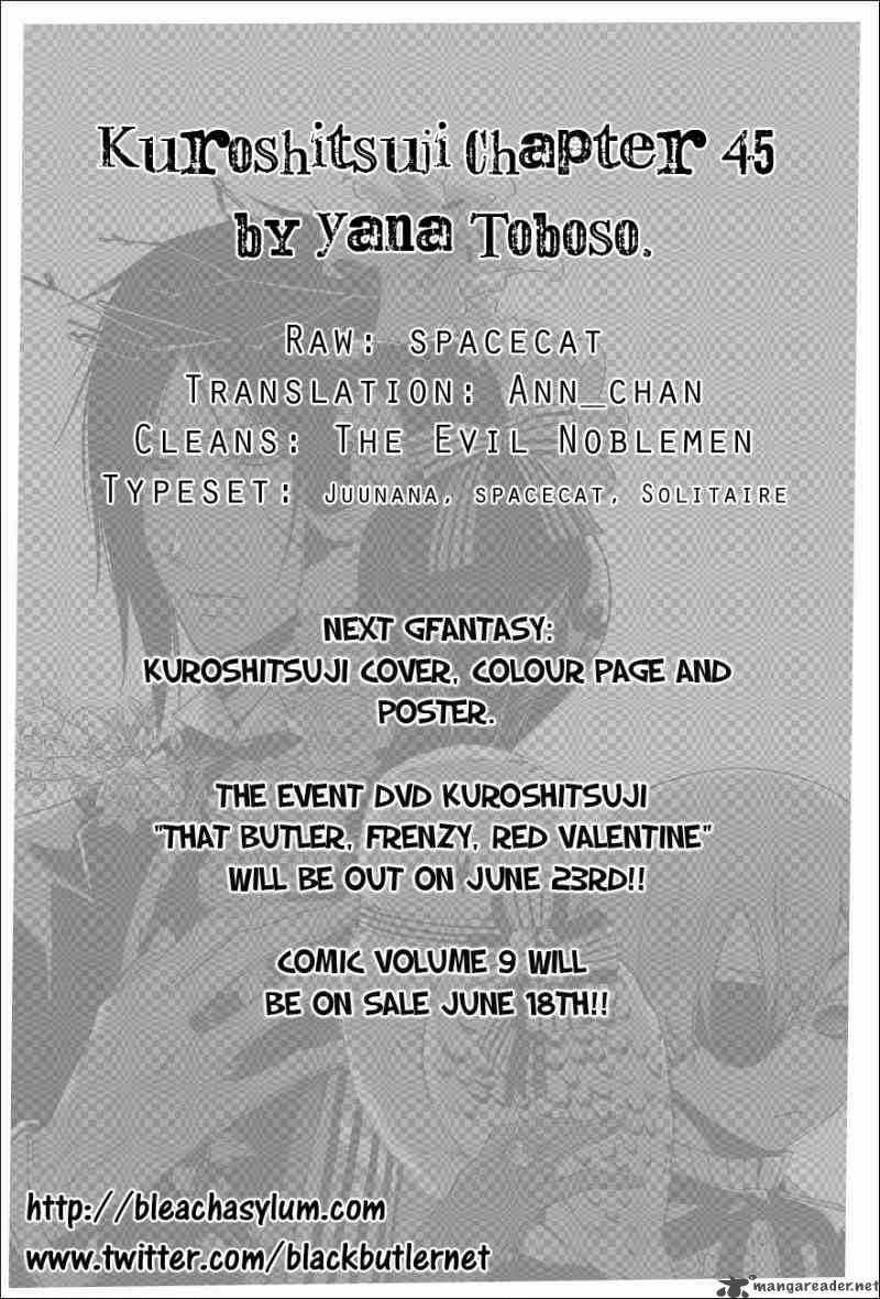 Kuroshitsuji Chapter 45 page 21