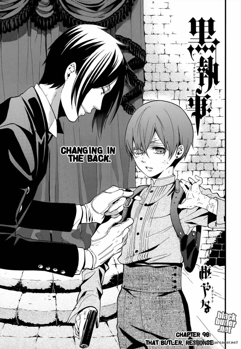 Kuroshitsuji Chapter 98 page 1