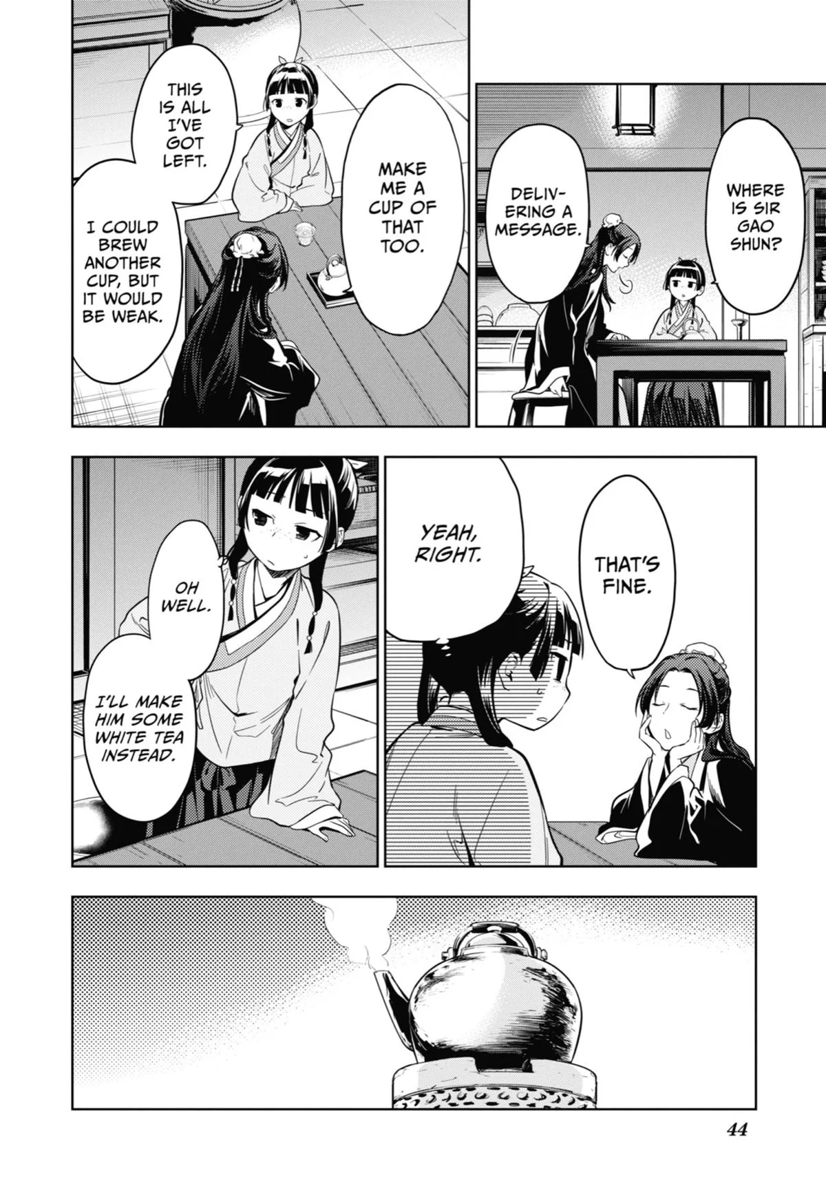 Kusuriya no Hitorigoto Chapter 43 page 44