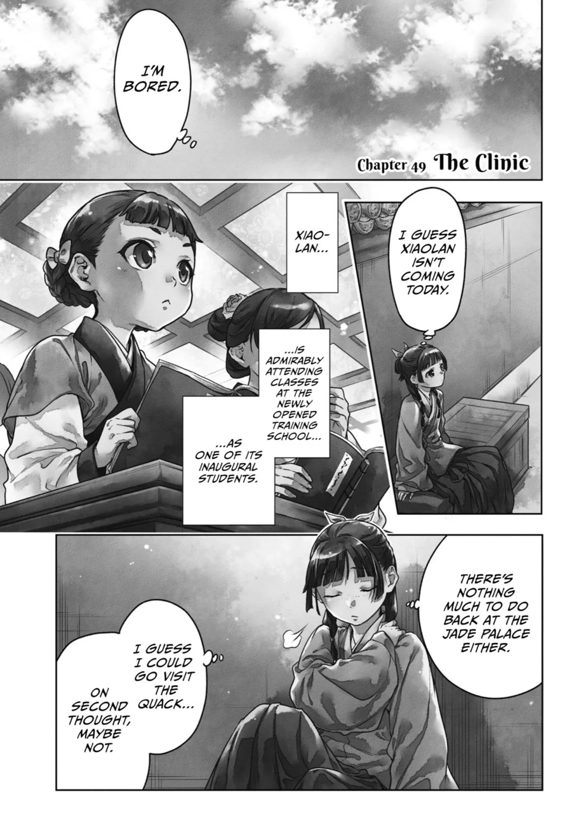 Kusuriya no Hitorigoto Chapter 49 page 1