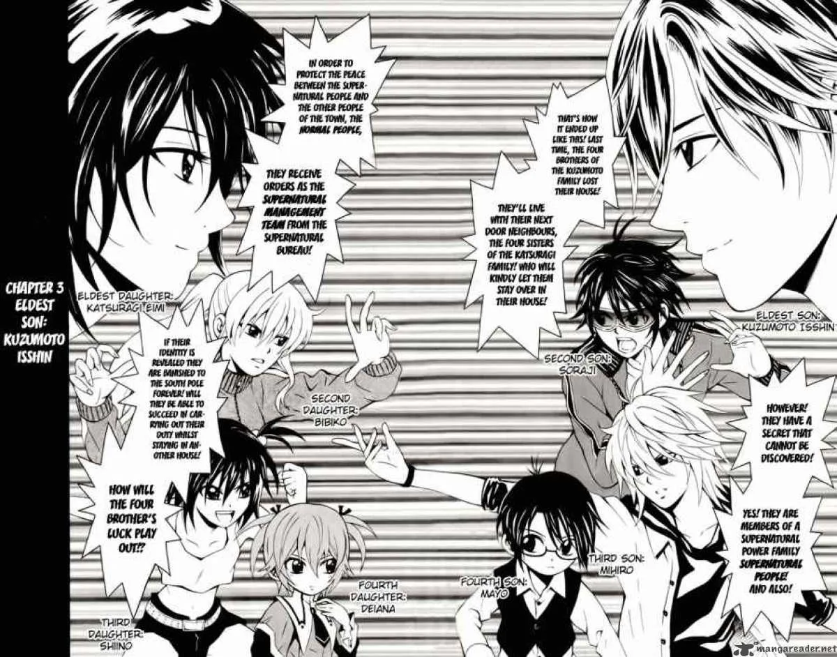 Kuzumoto-san Chi no Yonkyoudai Chapter 3 page 2