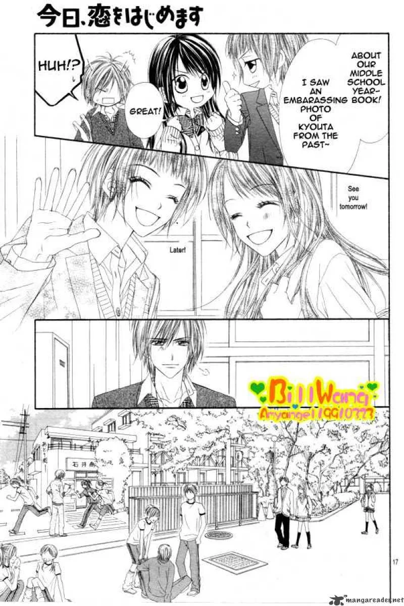 Kyou Koi wo Hajimemasu Chapter 25 page 17