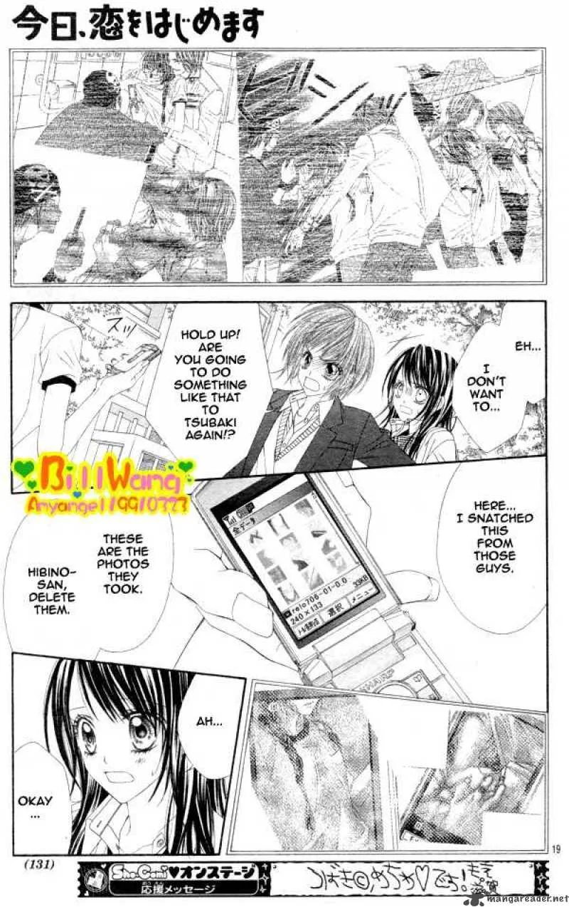 Kyou Koi wo Hajimemasu Chapter 25 page 19