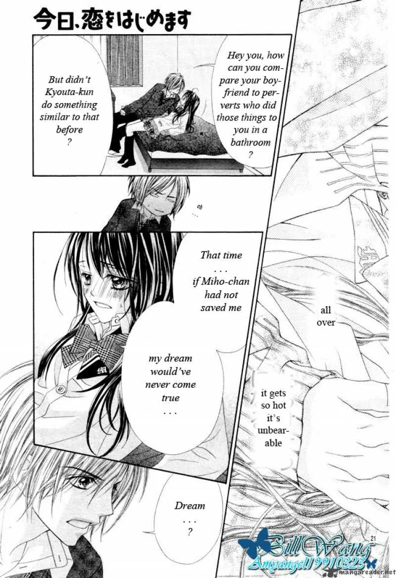 Kyou Koi wo Hajimemasu Chapter 26 page 22