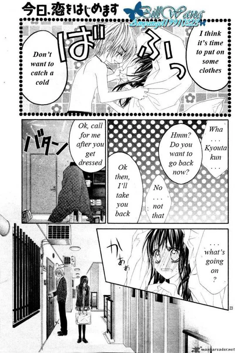 Kyou Koi wo Hajimemasu Chapter 31 page 24