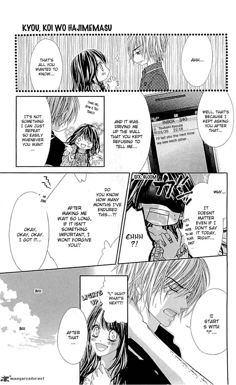 Kyou Koi wo Hajimemasu Chapter 97 page 32