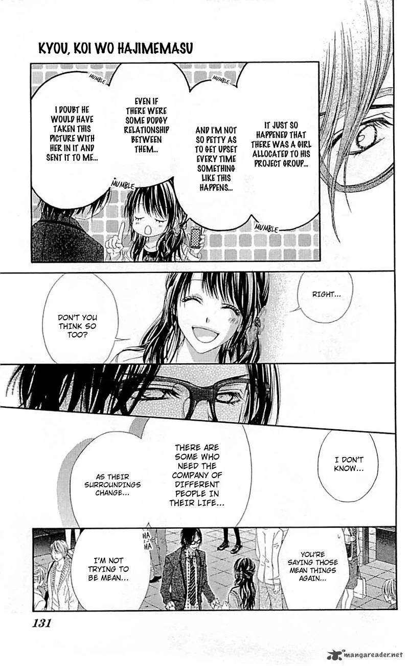 Kyou Koi wo Hajimemasu Chapter 98 page 16