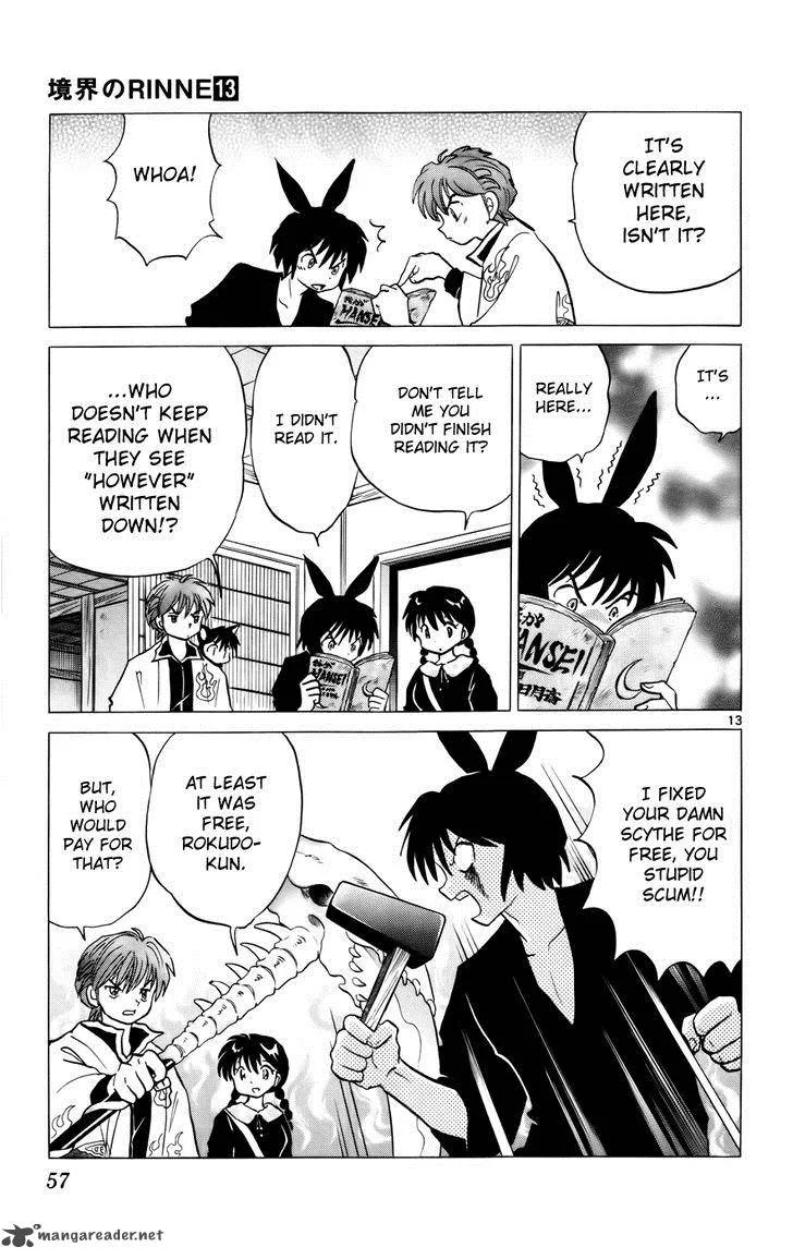 Kyoukai no Rinne Chapter 121 page 13