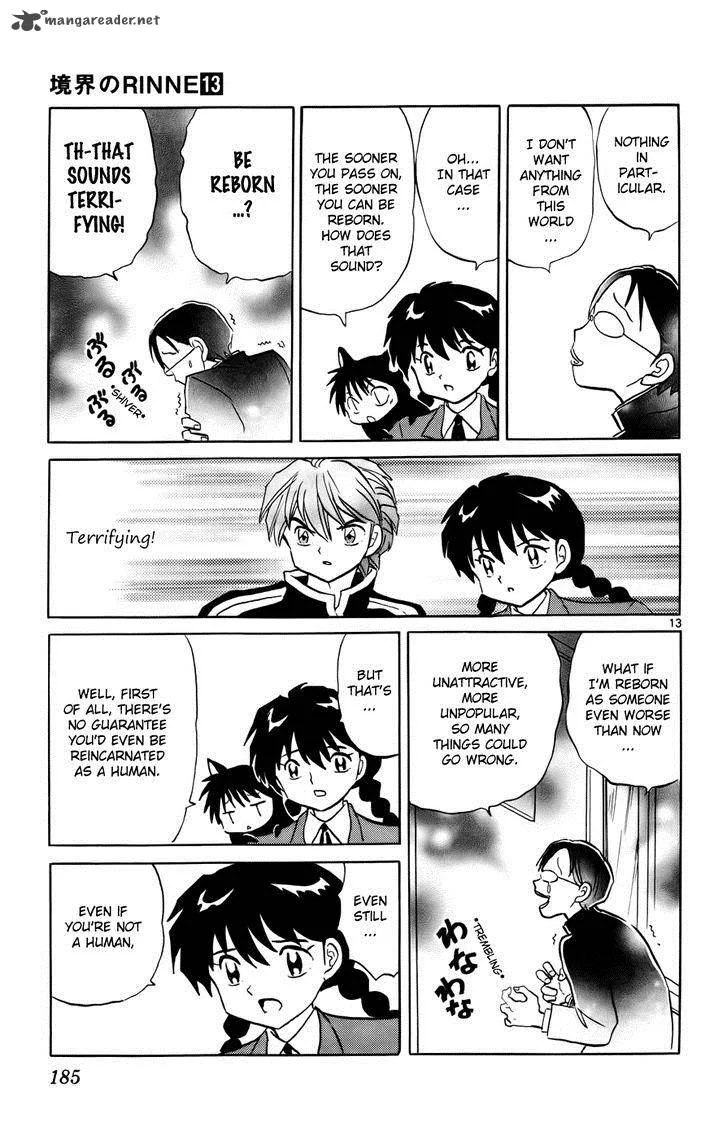 Kyoukai no Rinne Chapter 128 page 13