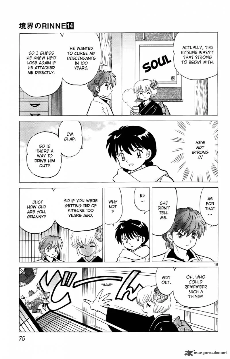 Kyoukai no Rinne Chapter 132 page 15